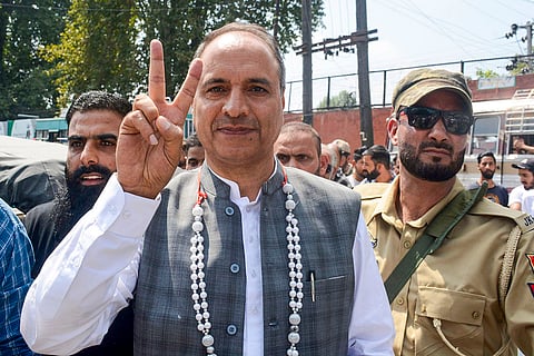 J-K Assembly polls: JKAP candidate from Lal Chowk Ashraf Mir files nomination